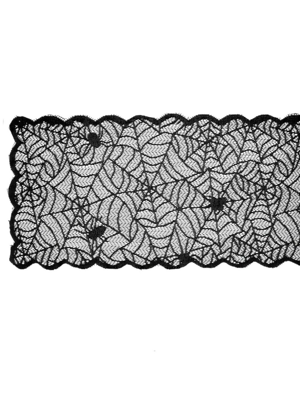 Lace Spooky SpiderWeb Halloween Table Runner